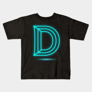 Letter D beautiful letters Kids T-Shirt